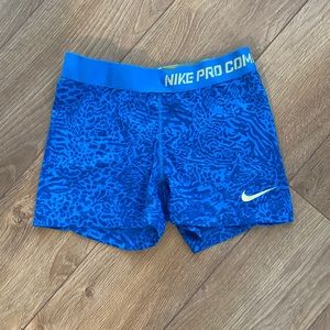Nike Pro Combat Short Leopard Print Size M